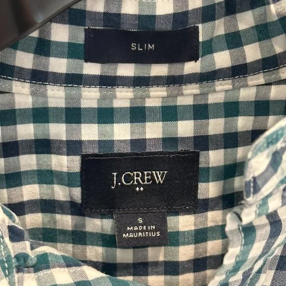 J. Crew Men's Slim Fit Button Down Long Sleeve Shirt - Picture 3 of 4